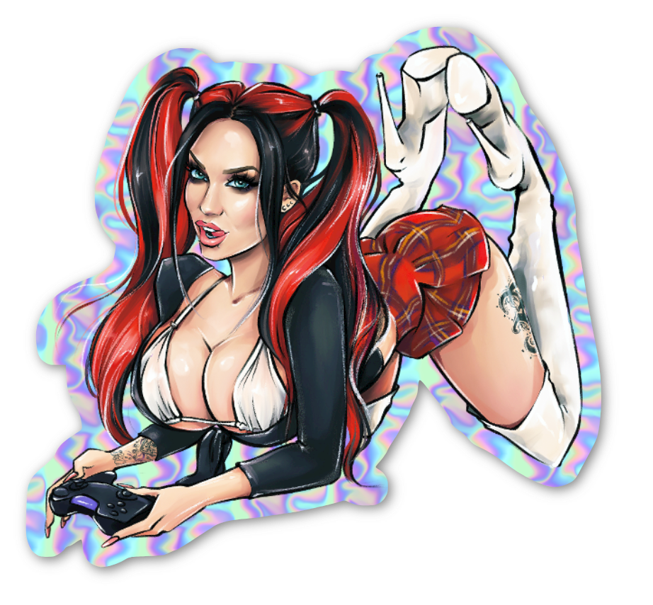 Starfucked GamerGirl Sticker