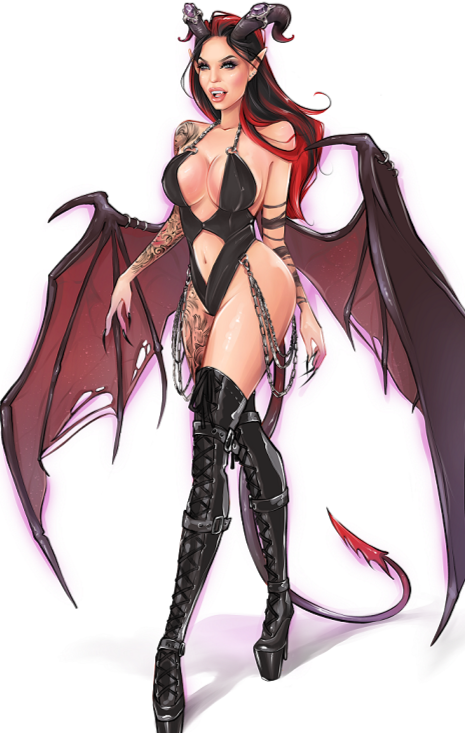 Succubus Starfucked Sticker