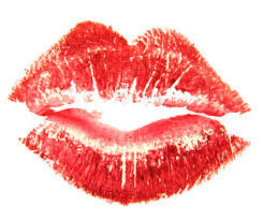 Lipstick kiss