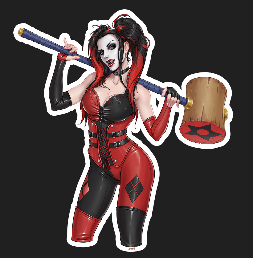 Harley Quinn Starfucked Sticker
